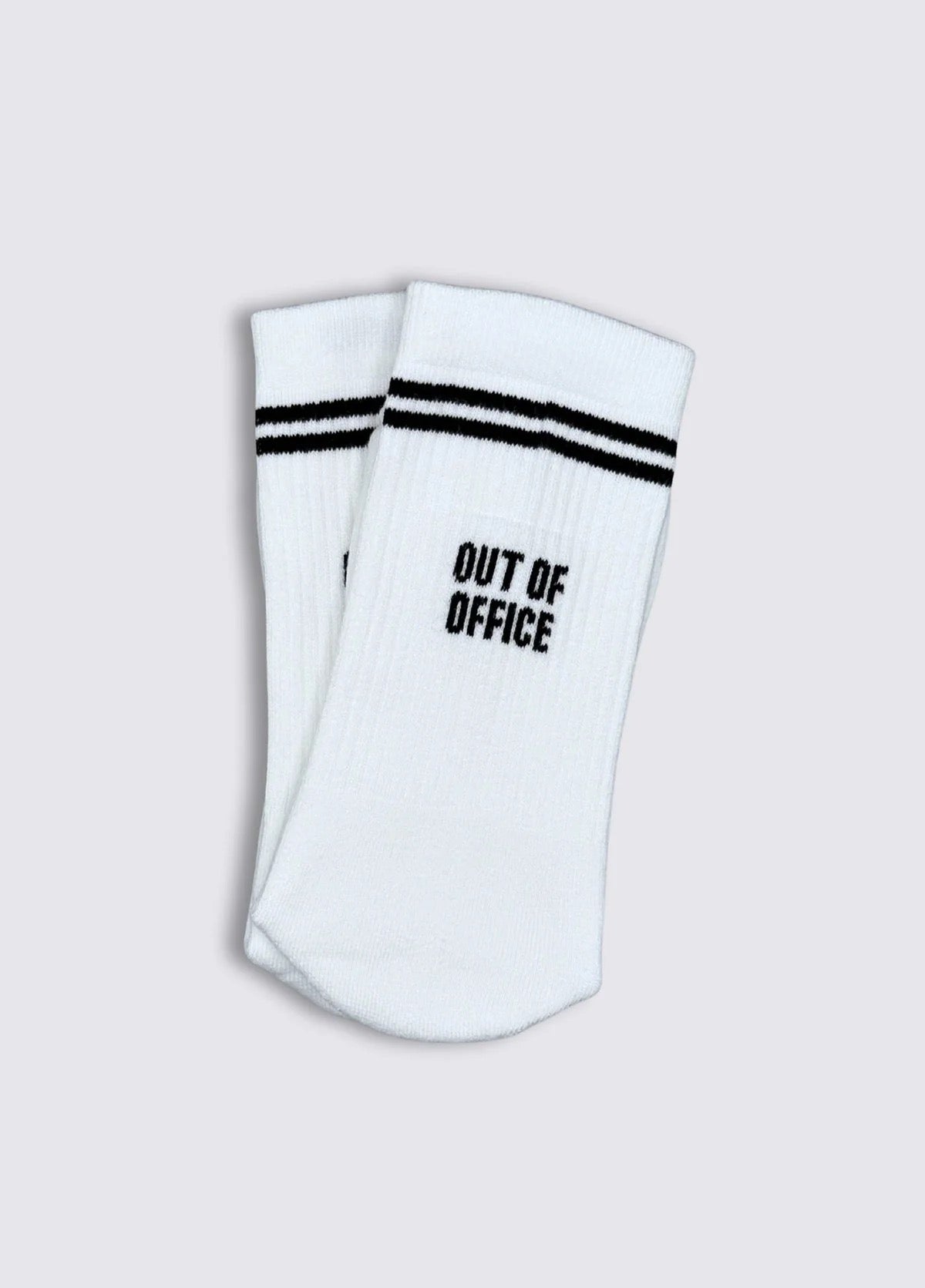 NBDC OUT OF OFFICE RETRO Socken, weiß
