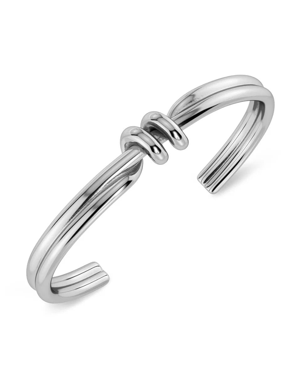 EDBLAD SWIVEL BANGLE, silber