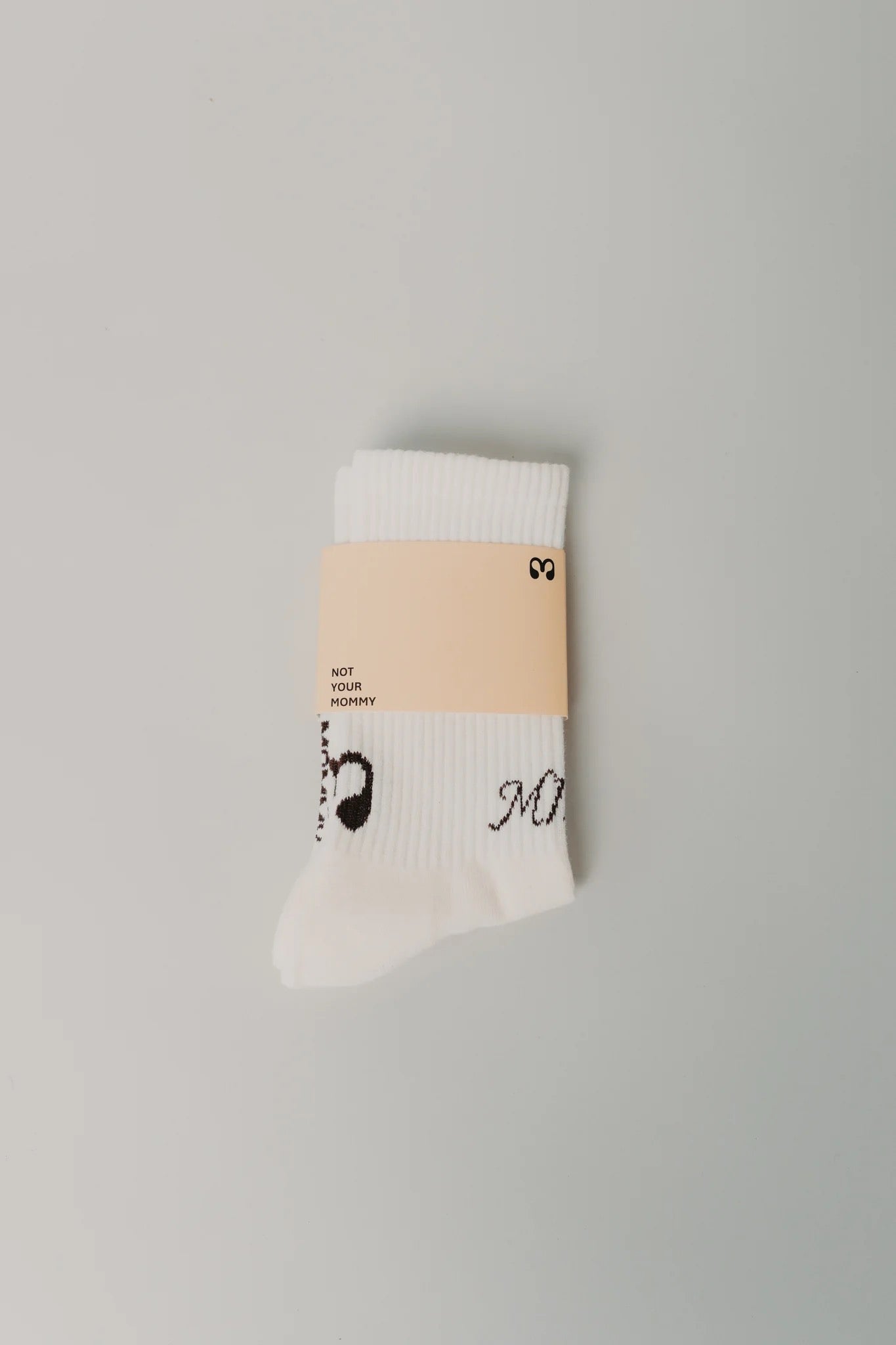 NOT YOUR MOMMY MILF Socken, weiß