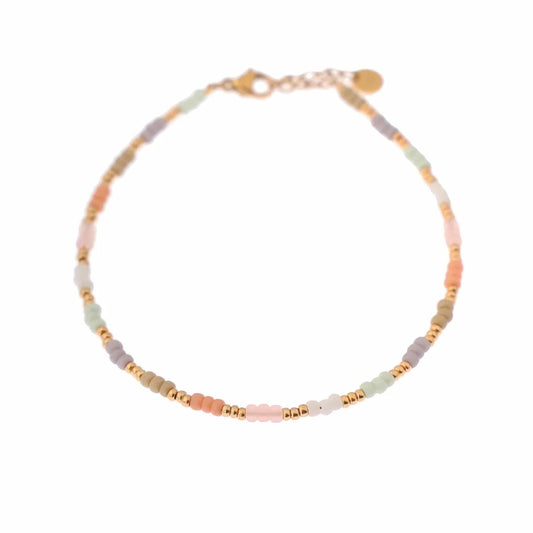 LABEL KIKI PASTEL RAINBOW Fußkettchen, gold