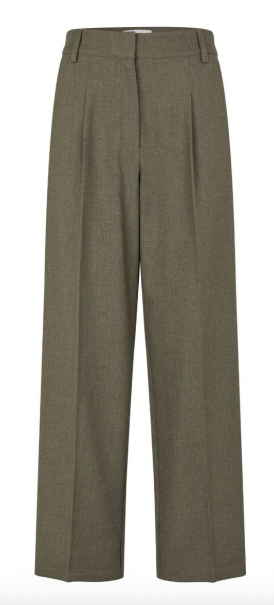 MBYM CRISTIANA Hose, deep greem melange