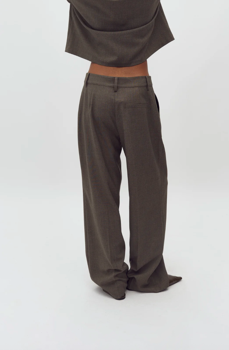MBYM CRISTIANA Hose, deep greem melange