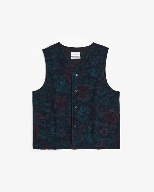 ROTHOLZ BUTTON-DOWN Weste, dark watercolor