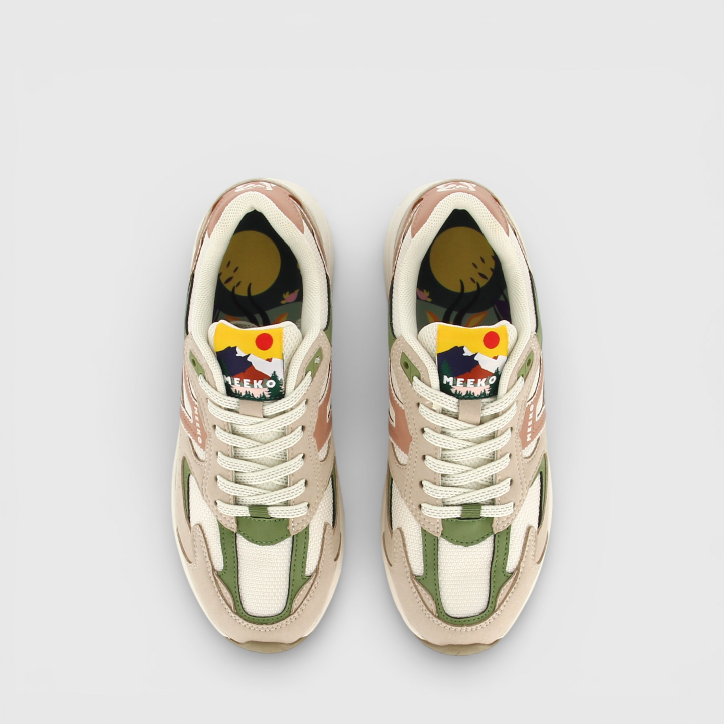 MEEKO CAPRA RUNNING SHOE, olive