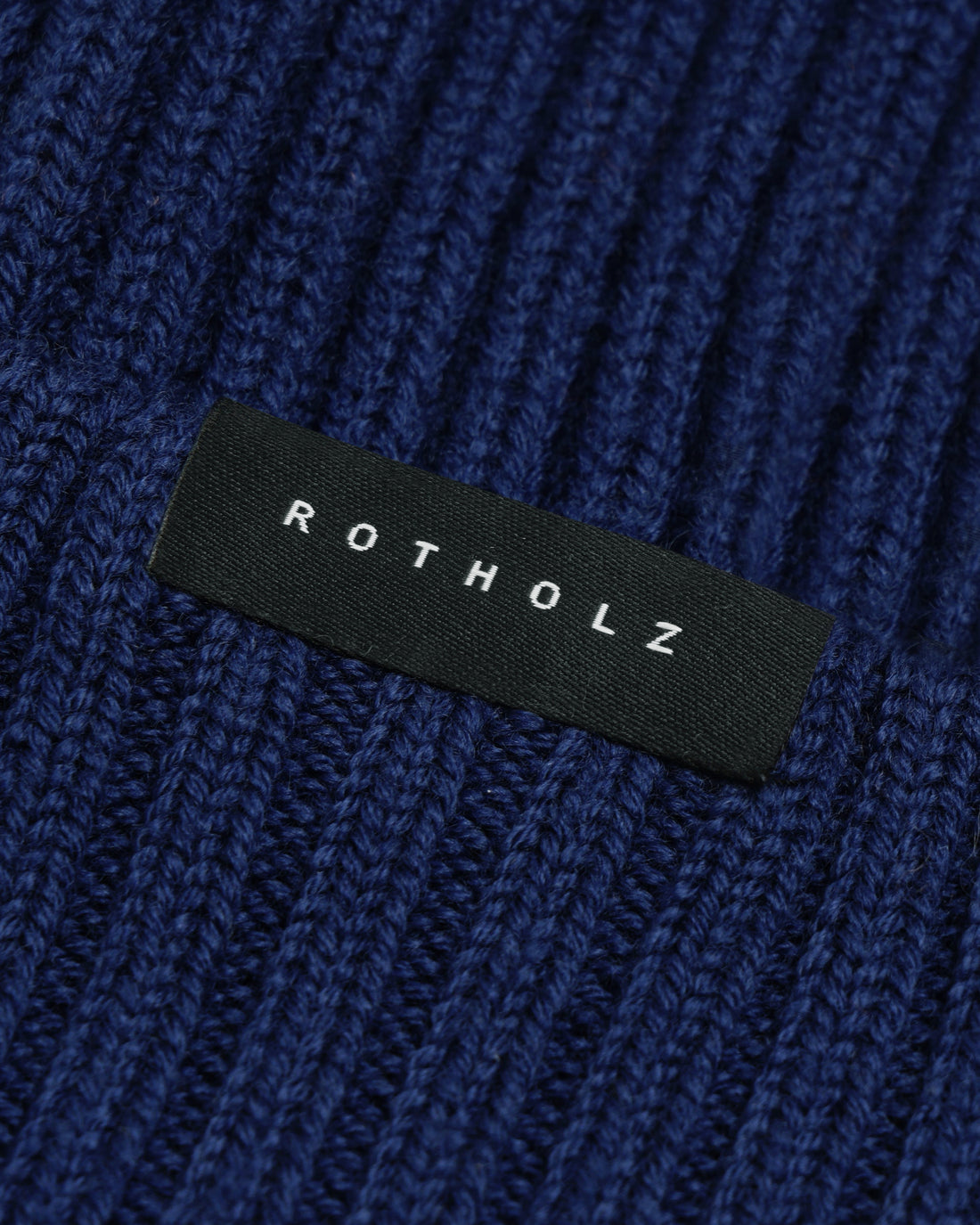 ROTHOLZ CLASSIC RIBBED Mütze, royal blue