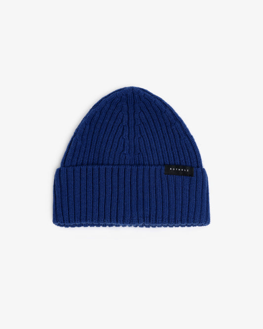 ROTHOLZ CLASSIC RIBBED Mütze, royal blue