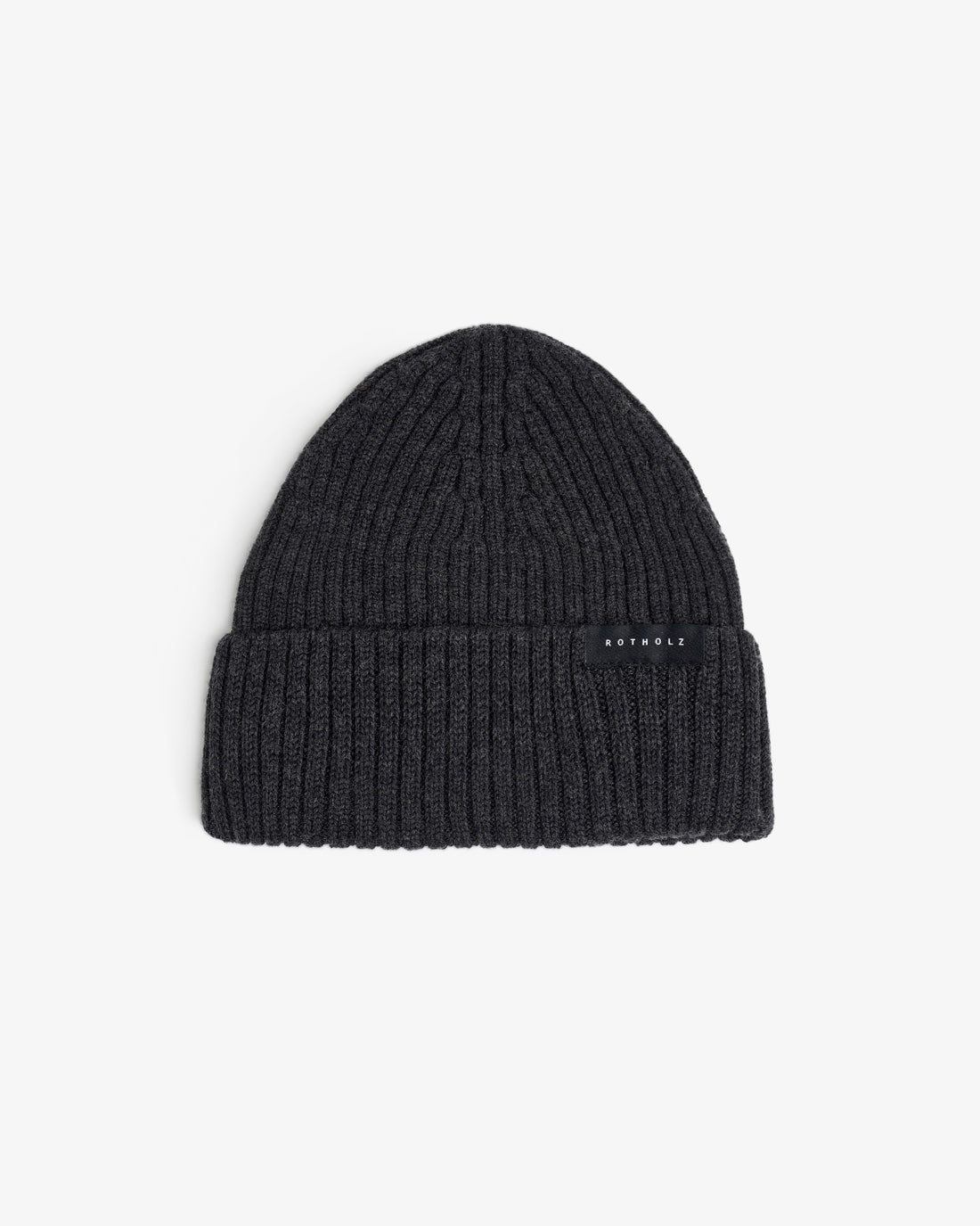 ROTHOLZ CLASSIC RIBBED Mütze, warm anthracite