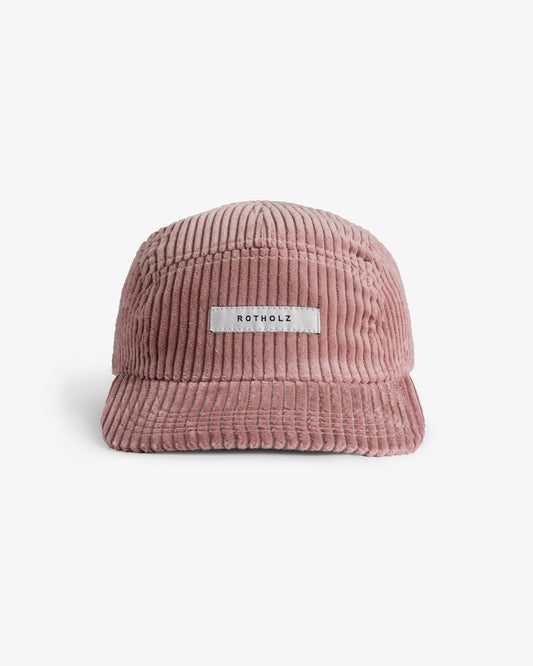 ROTHOLZ CORD 5-PANEL Cap, washed pink