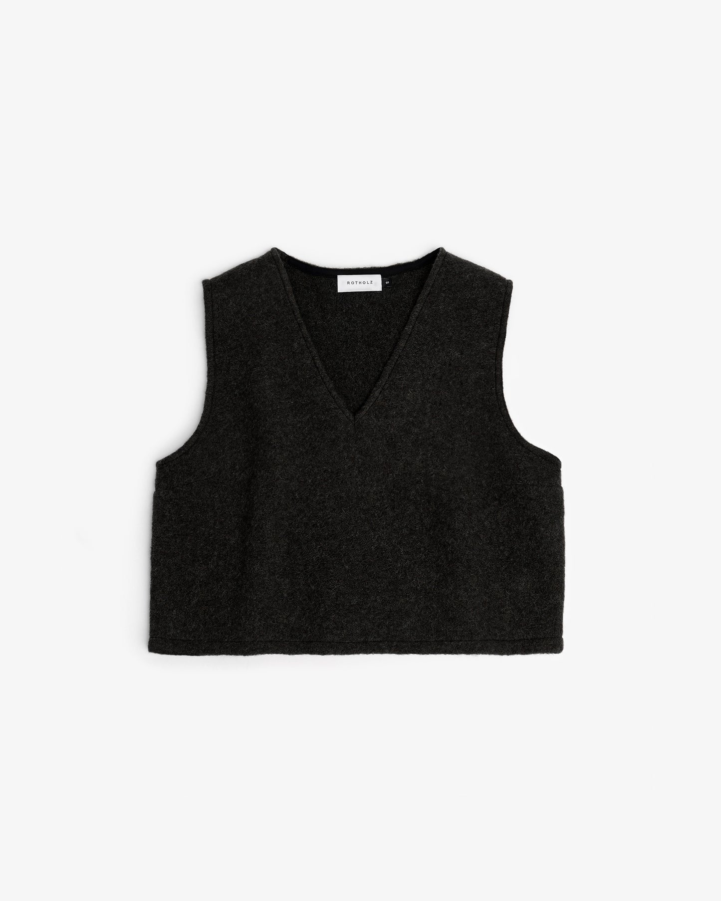 ROTHOLZ CROPPED Pullunder, true black