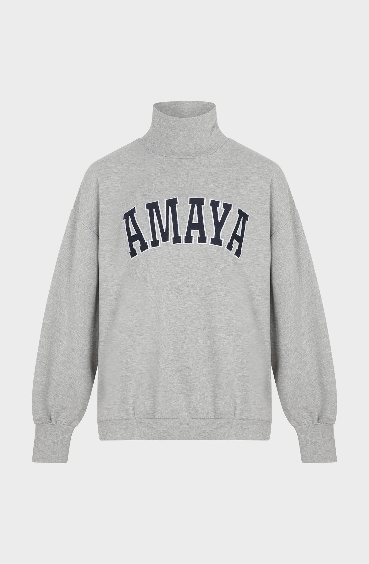AMAYA AMSTERDAM AMAYA Rollkragenpullover, grau