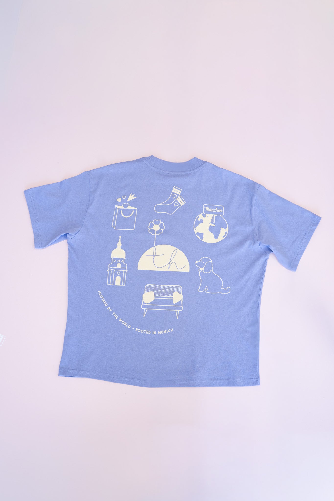 TREIBHOLZ ROOTED IN MUNICH T-Shirt, violet