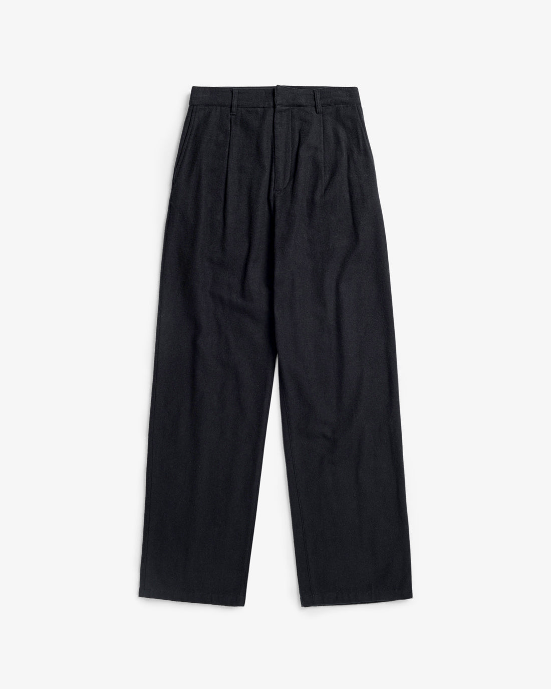 ROTHOLZ FLANNEL Hose, schwarz