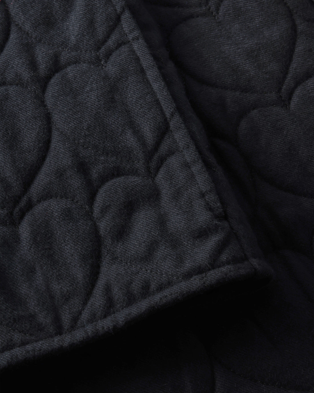 ROTHOLZ FLANNEL QUILT Weste, schwarz