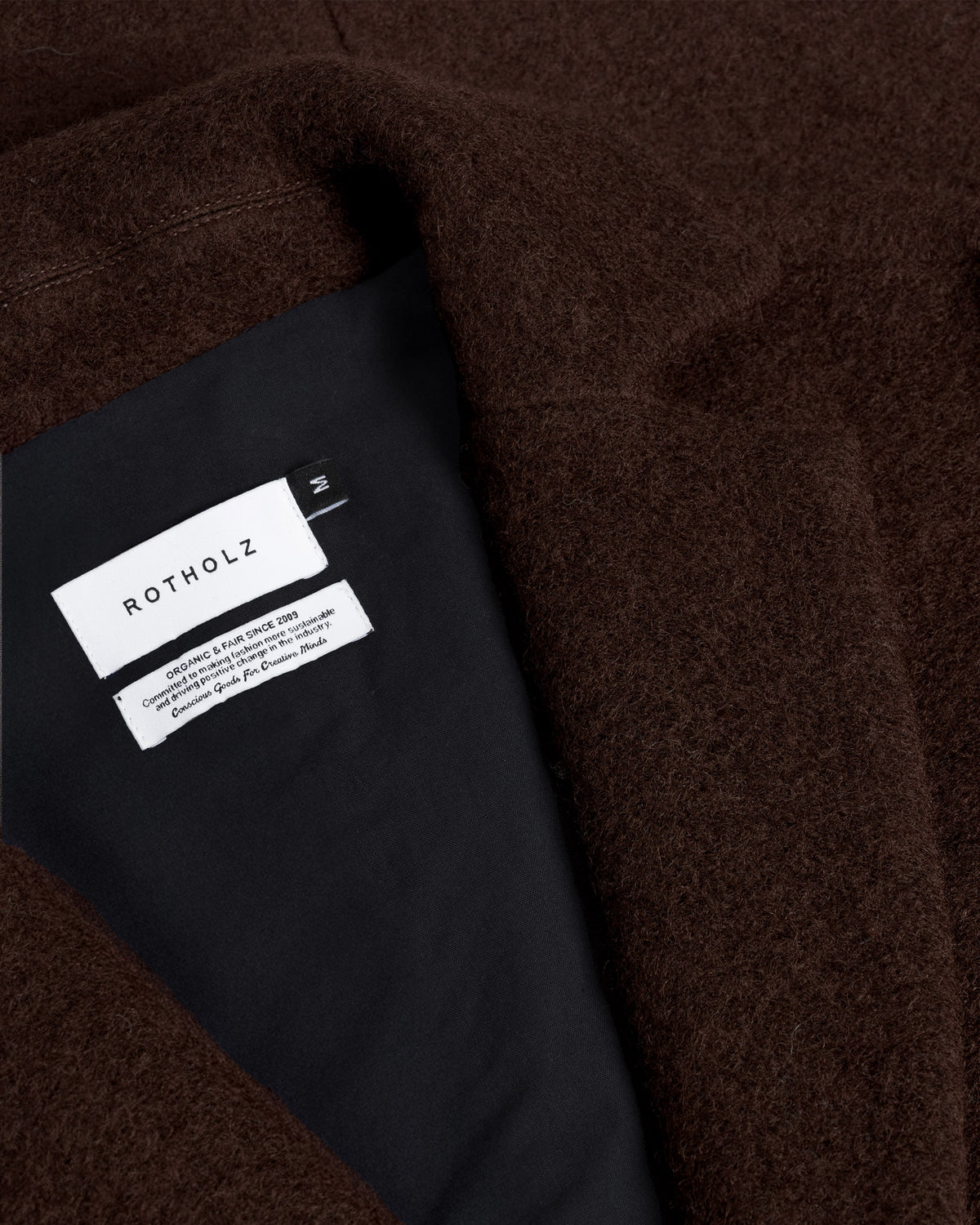 ROTHOLZ FORMAL COAT Jacke, rosewood brown