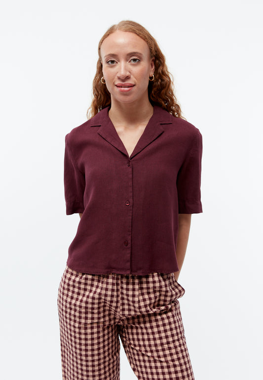 GIVN BERLIN CAROL Bluse, burgundy