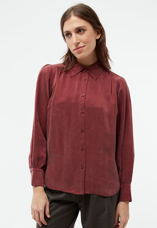 GIVN BERLIN KASIA Bluse, cranberry