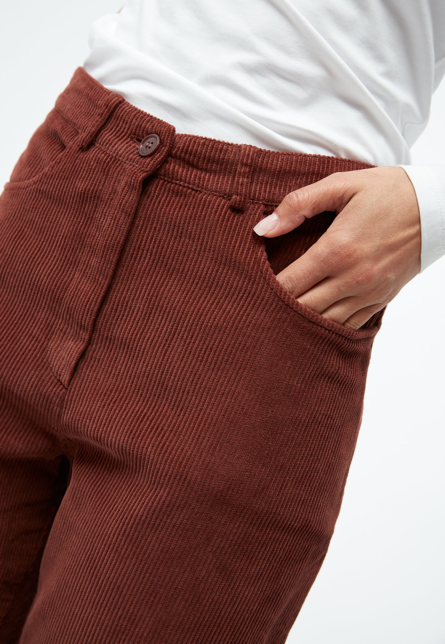 GIVN BERLIN Claire Hose, intense rust