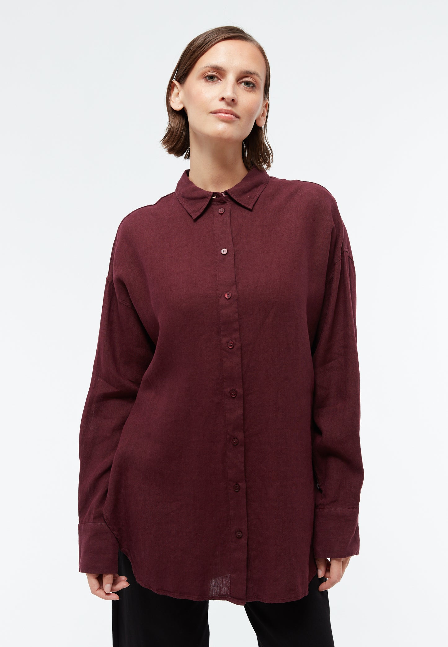 GIVN BERLIN COSIMA Bluse, burgundy