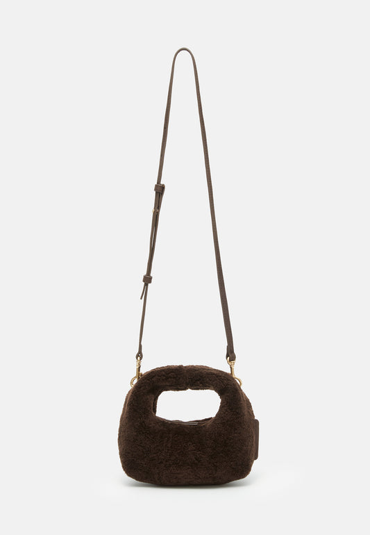 LES VISIONNAIRES GRETA MICRO TEDDY Handtasche, pecan