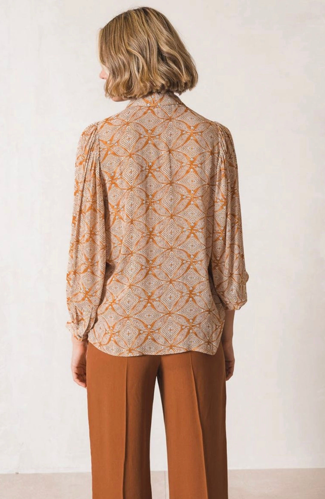 INDI&COLD ETHNIC Bluse, safran