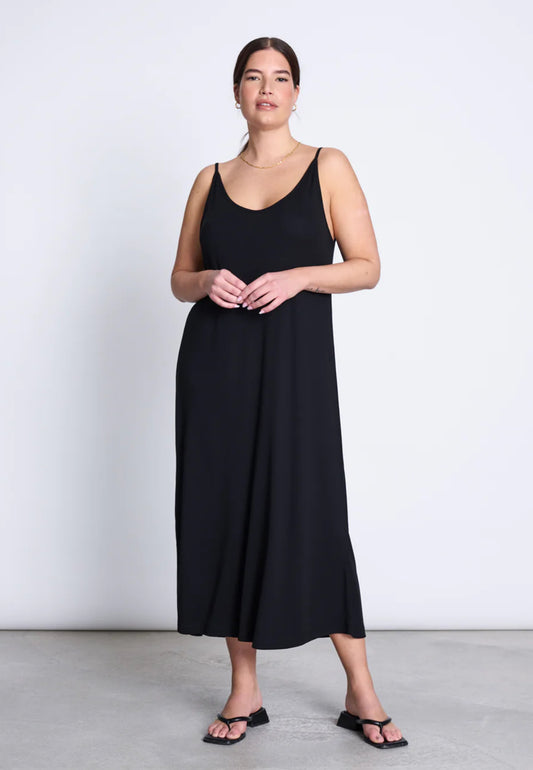 JAN|N JUNE TRIANGLE Kleid, schwarz