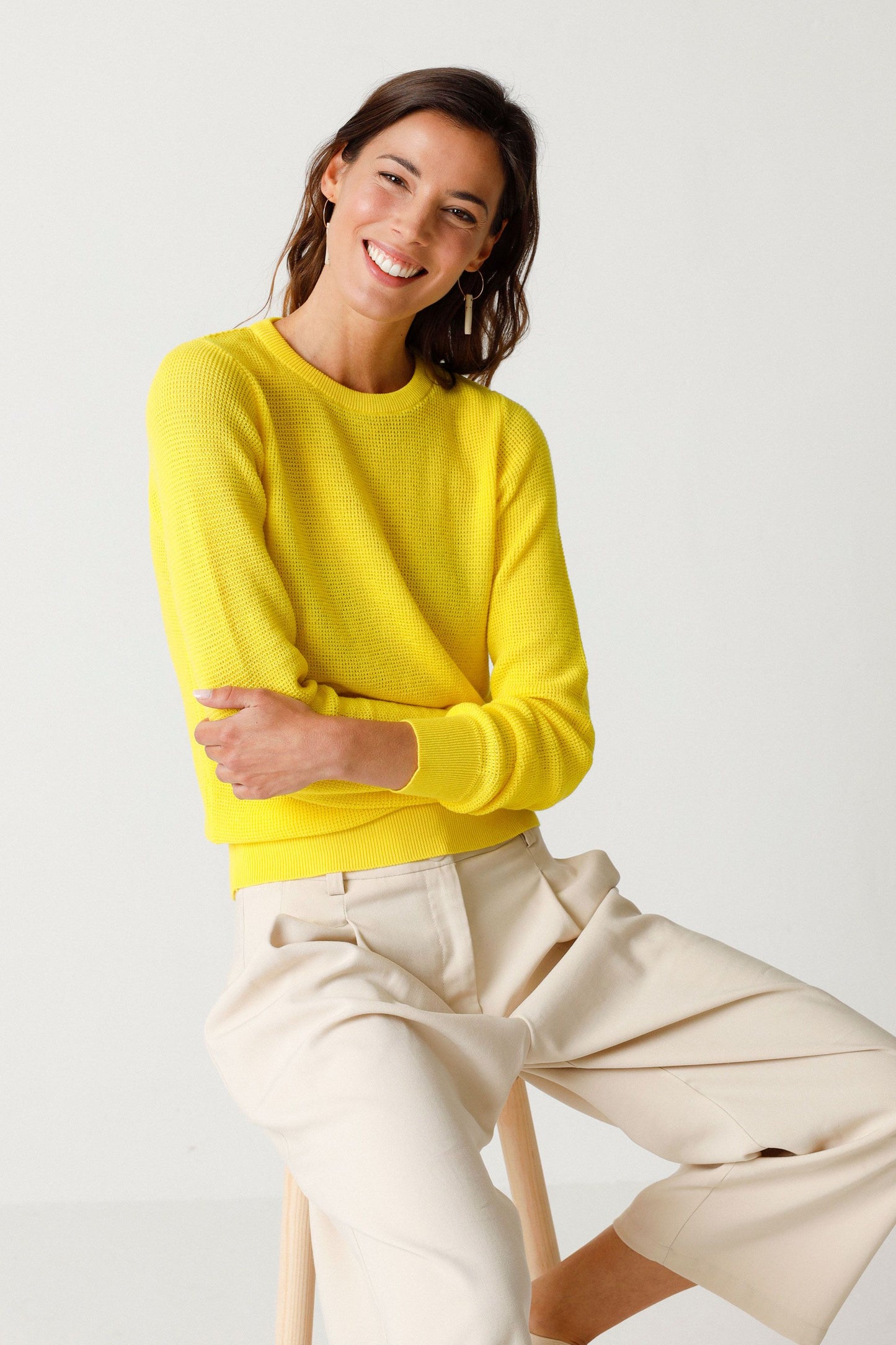 SKFK IRADI Pullover, gelb