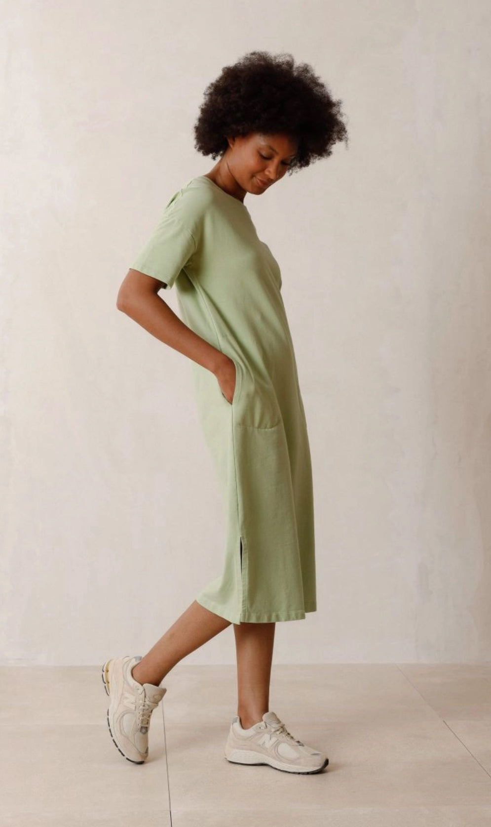 INDI&COLD TERRYCLOTH Kleid, mint