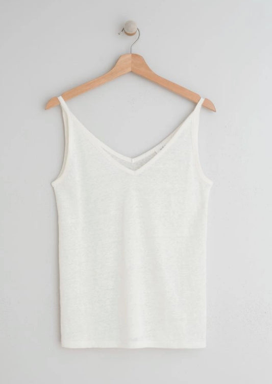 INDI&COLD STRAPPY TANK Top, weiß