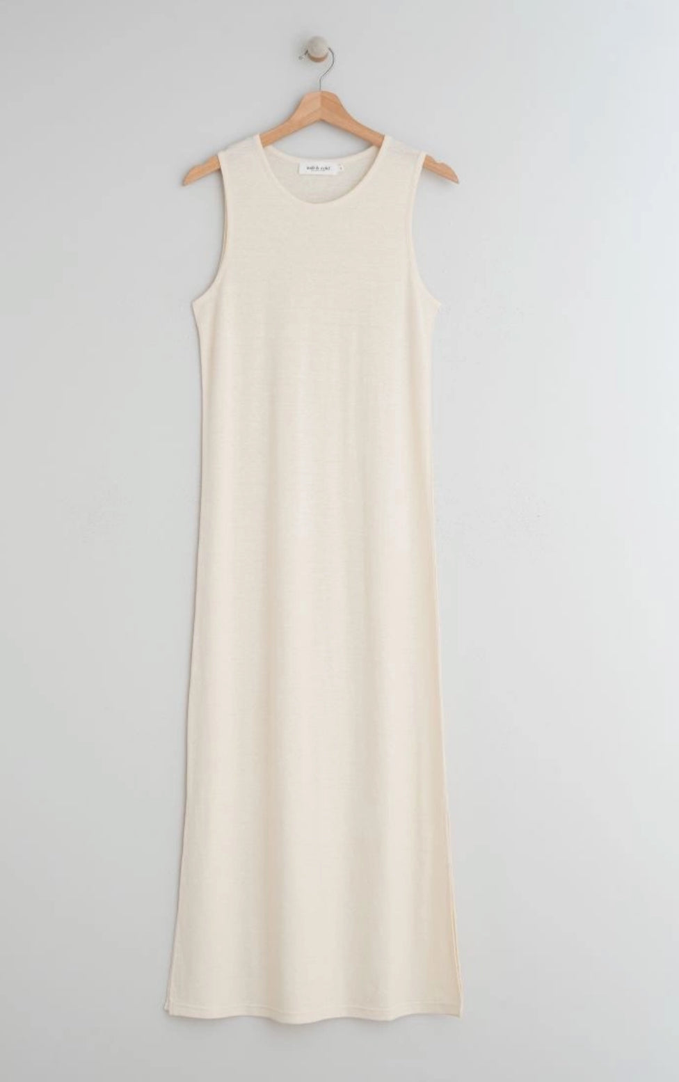 INDI&COLD BASIC HEMP Kleid, weiß