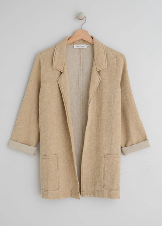 INDI&COLD CANVAS STRUCTURED Blazer, peach