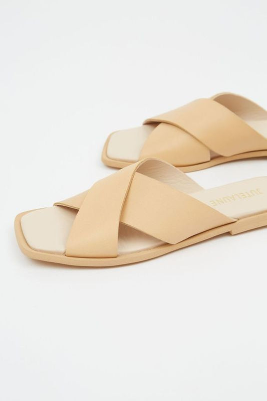 JUTELAUNE CROSSED SANDALS Sandalen, sand