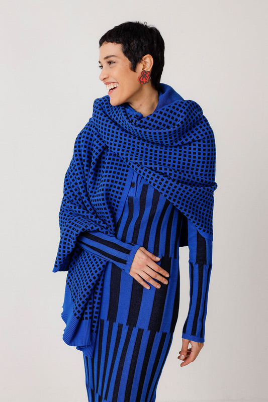 SKFK BARAIZ Schal, blau