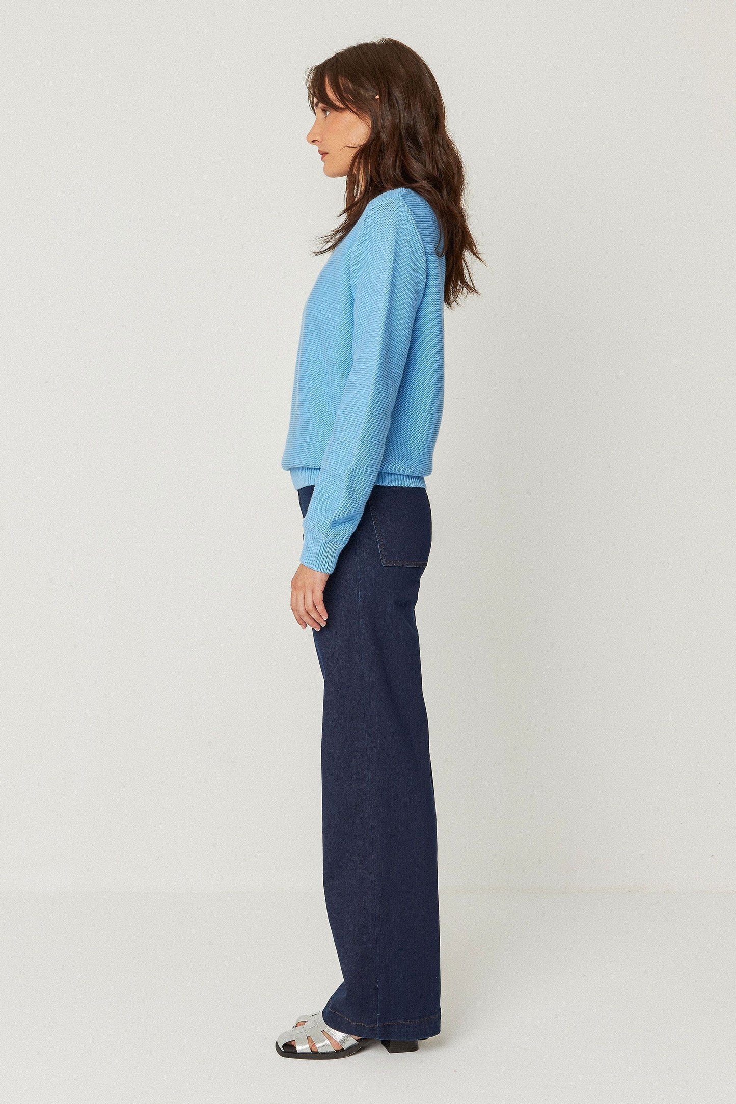 SKFK IRADI Pullover, hellblau