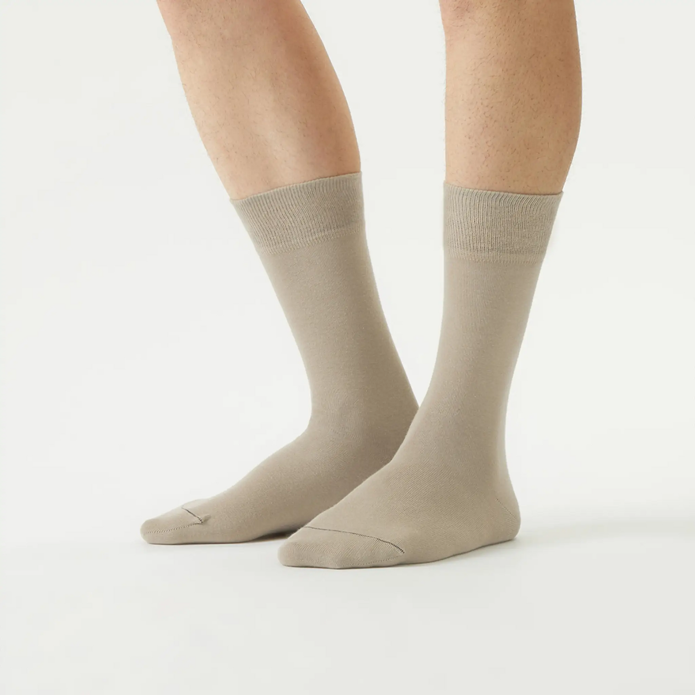 VON JUNGFELD BERMUDA Socken, light taupe