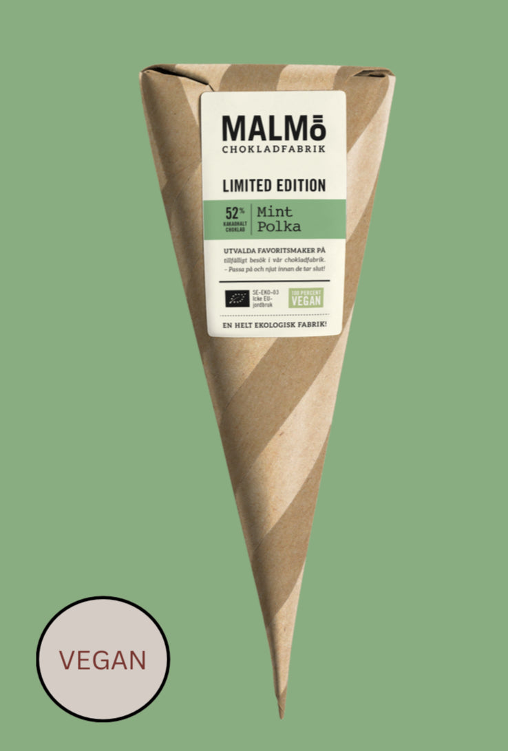 MALMÖ CHOKLADFABRIK Schokolade (vegan), mint & candy cane