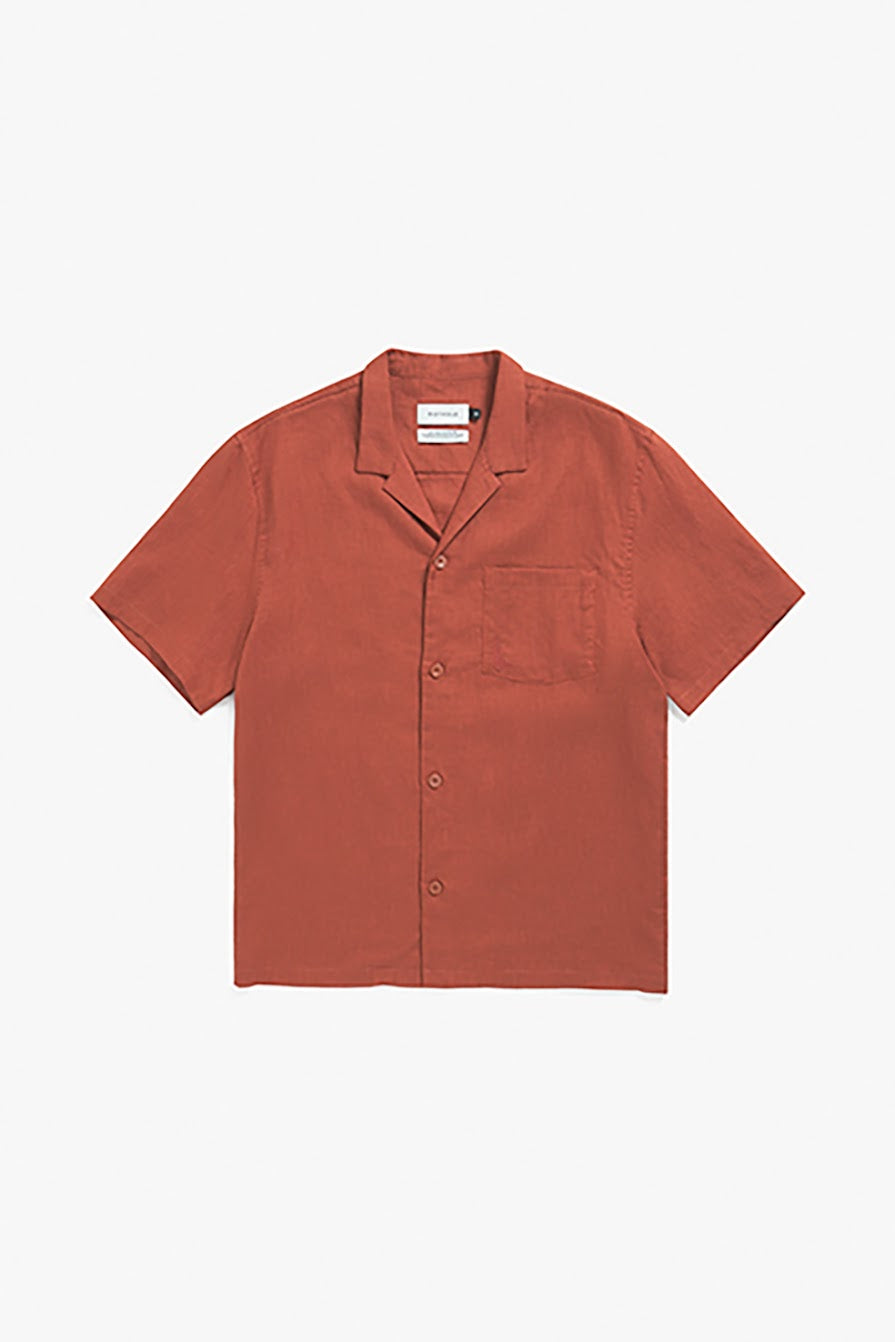 ROTHOLZ BOWLING Shirt, dusty red
