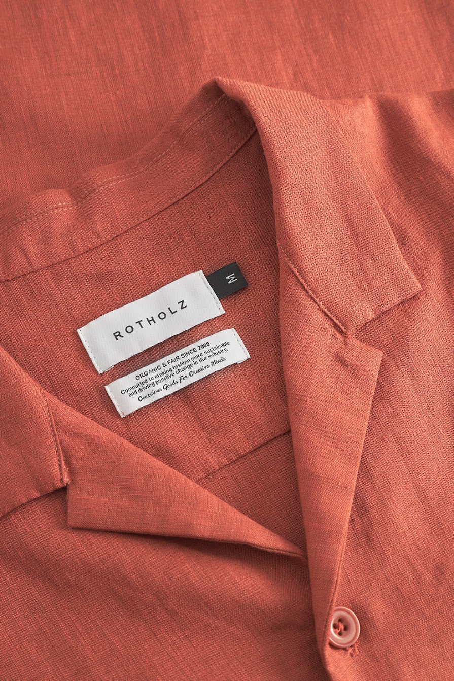ROTHOLZ BOWLING Shirt, dusty red