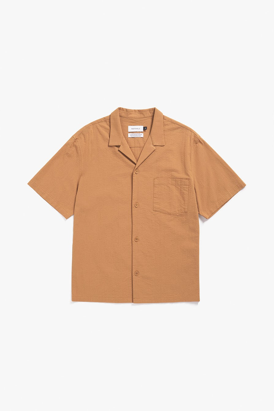 ROTHOLZ BOWLING Shirt, caramel brown