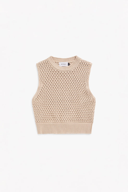 ROTHOLZ KNIT Top, natural beige