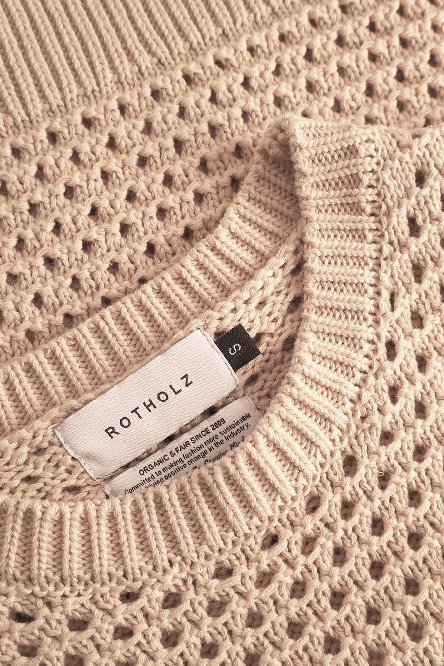 ROTHOLZ KNIT Top, natural beige