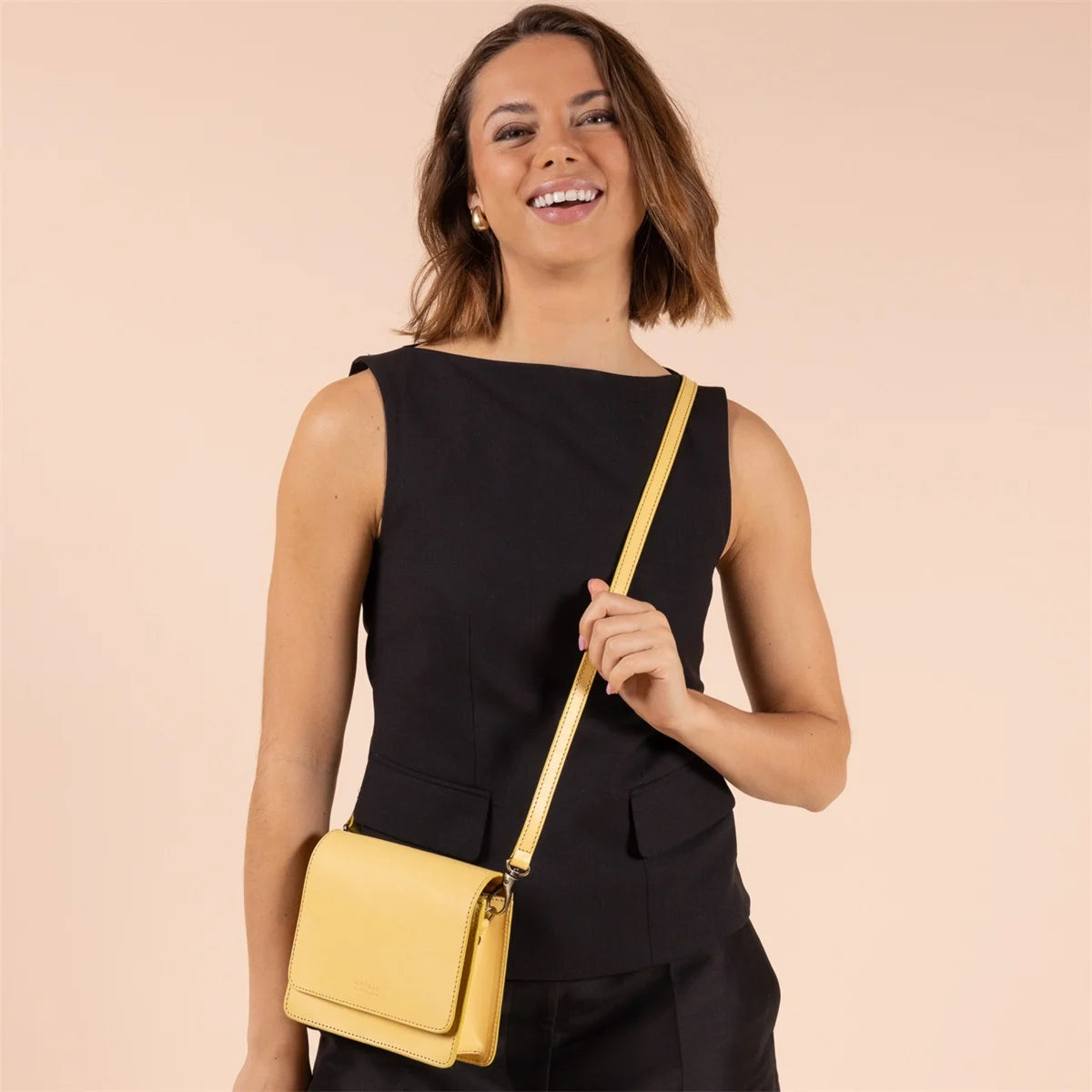 O MY BAG AUDREY MINI Handtasche, butter yellow