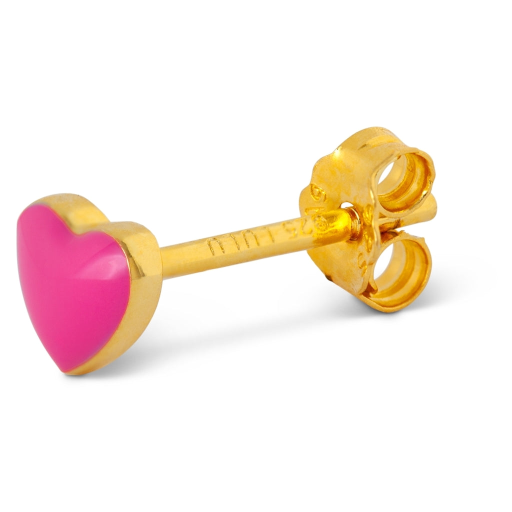 LULU COPENHAGEN LOVE U Ohrstecker, pink