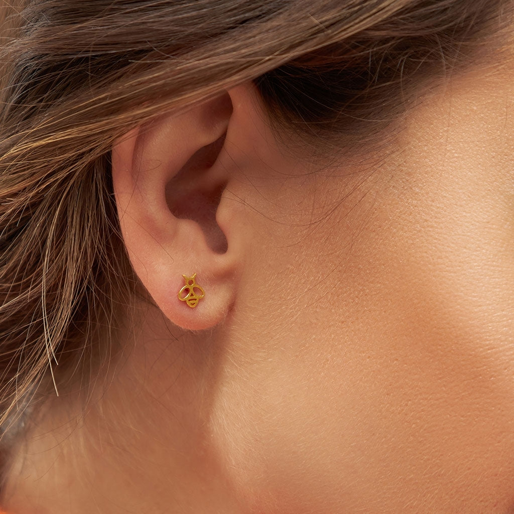 LULU COPENHAGEN BZZZZ Ohrstecker, gold