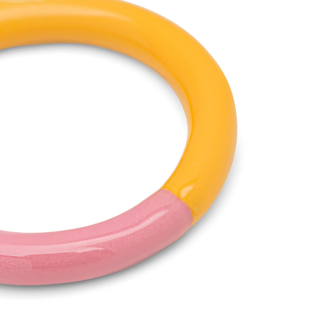 LULU COPENHAGEN DOUBLE COLOR Ring, rose/ sunflower