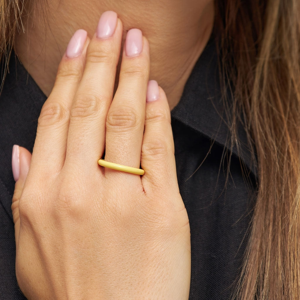 LULU COPENHAGEN COLOR Ring, gelb