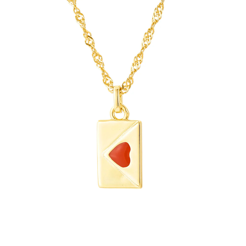 ATELIER BRANDLINGER LOVELETTER Halskette, gold