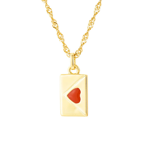 ATELIER BRANDLINGER LOVELETTER Halskette, gold