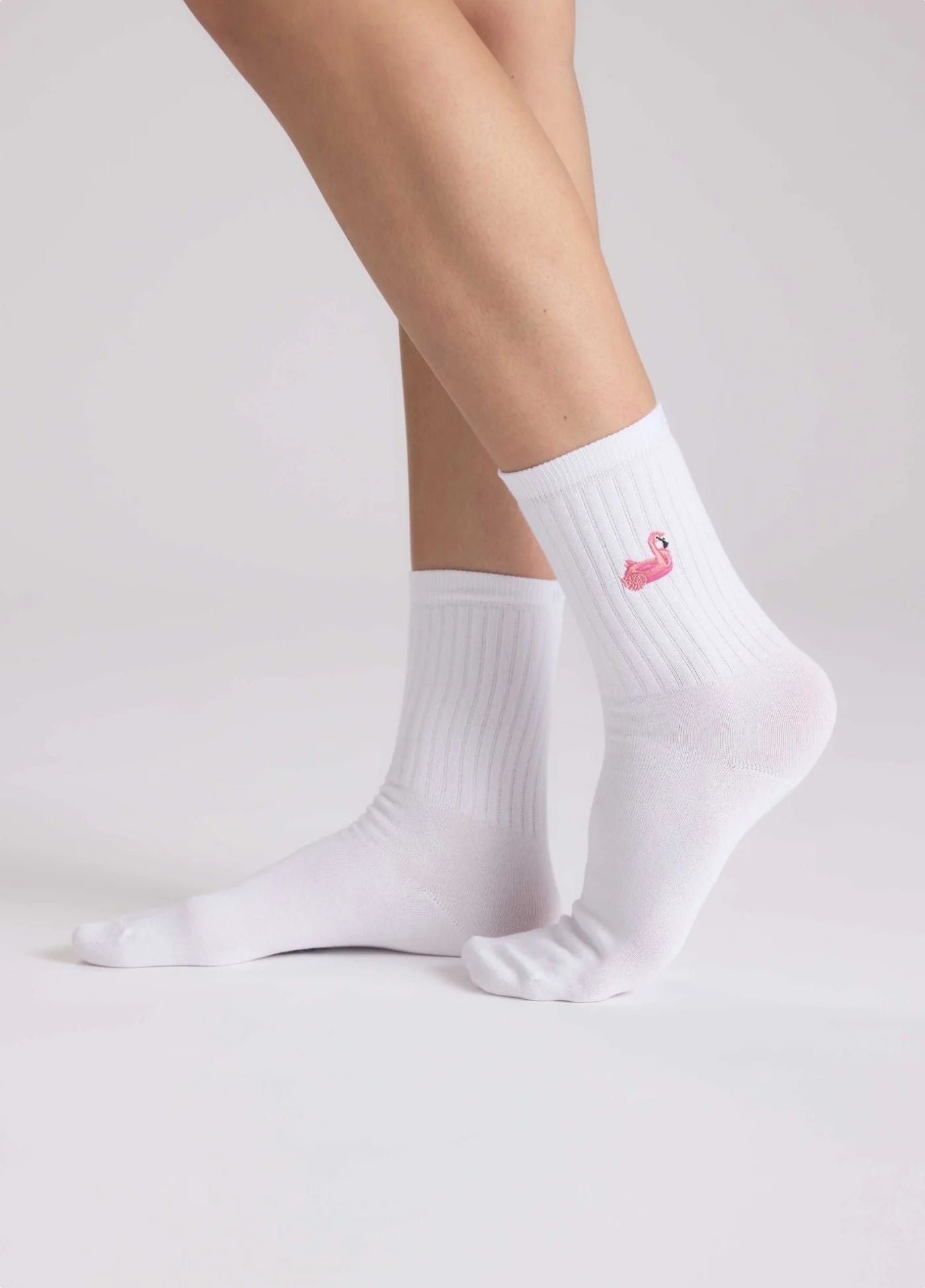 NBDC FLOATING FLAMINGO Socken, weiß