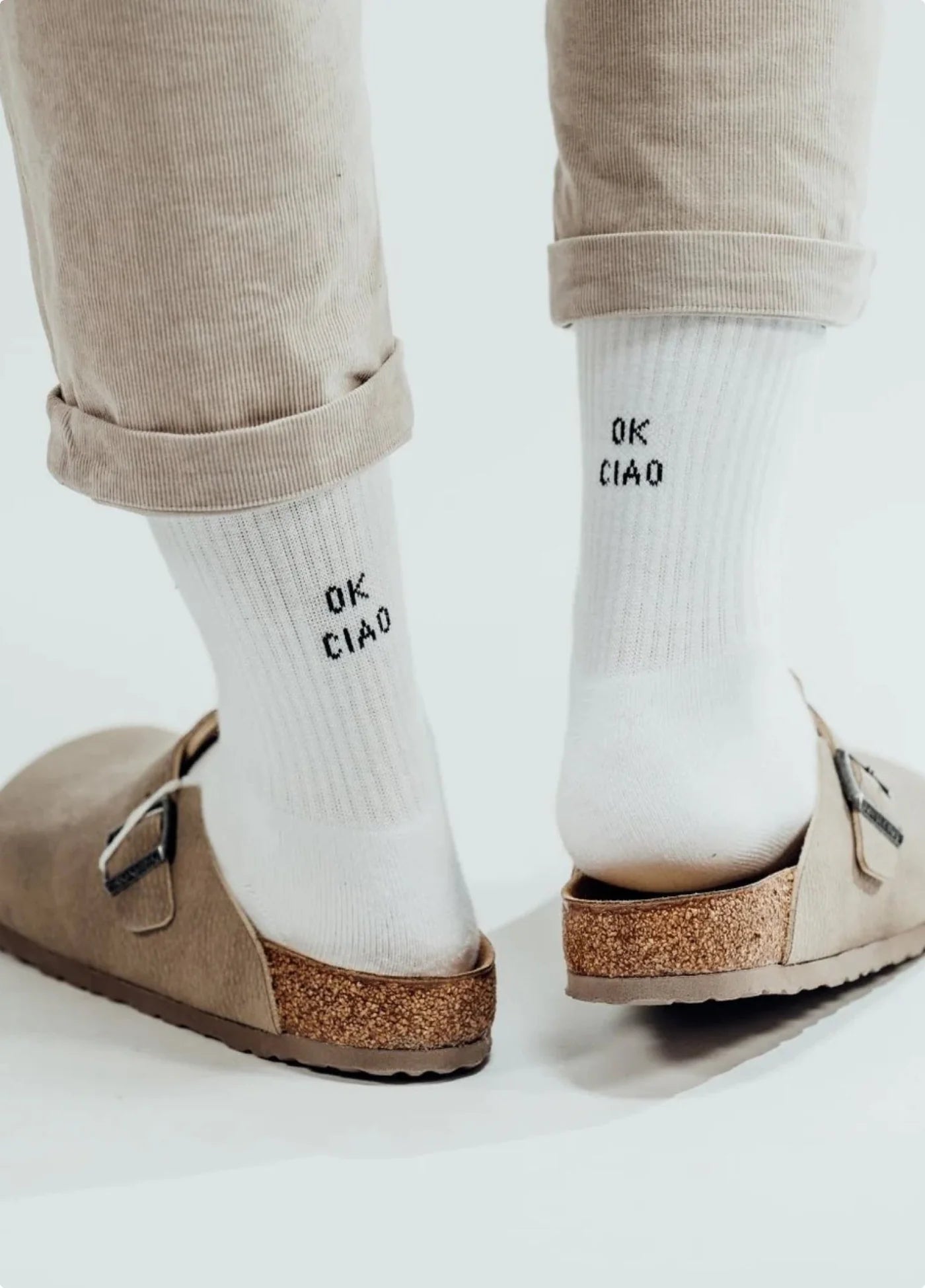 NBDC OK CIAO Socken, weiß