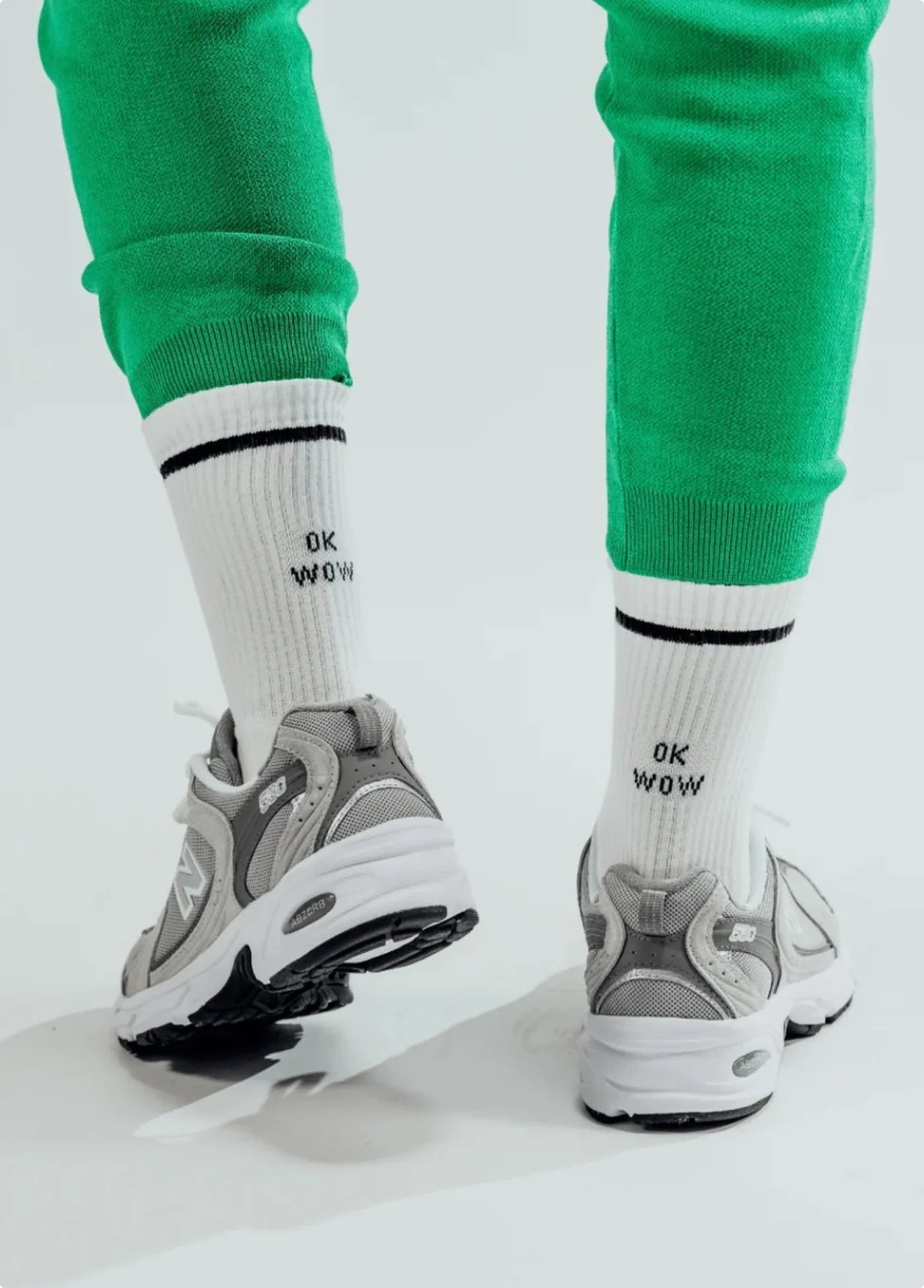 NBDC OK WOW Socken, weiß